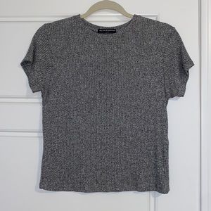 Brandy Melville grey knit top (small)